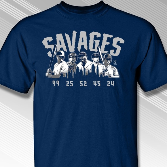 yankees savages shirt